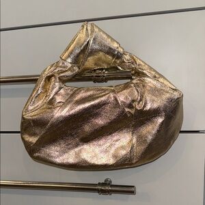 Gold Metallic Women's Bag